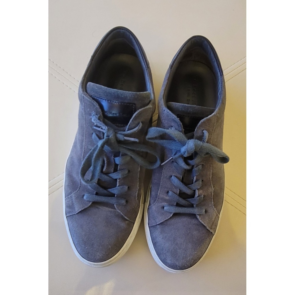 To Boot New York Adam Derrick Men's Blue Suede Casual Sneaker‎ Size 7 In Italy